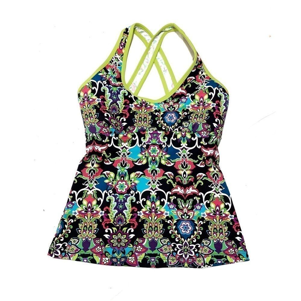 NWOT Athleta Multi-Colored Floral Top (S)